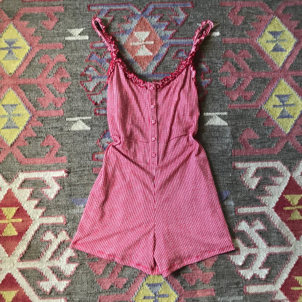 Zara Gingham Romper